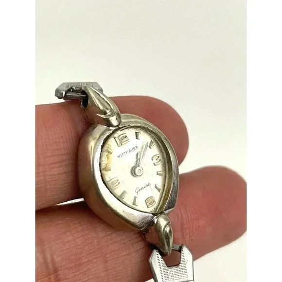 VTG Wittnauer Swiss Watch 10K RPG Bezel Stainless Steel Women's UNTESTED - Picture 2 of 16